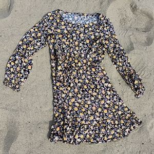 Floral Long Sleeve Dress
